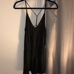 Black LA hearts romper